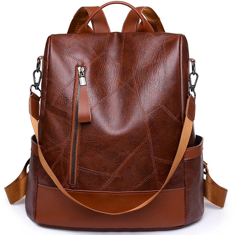 High Quality Soft Leather Backpack 