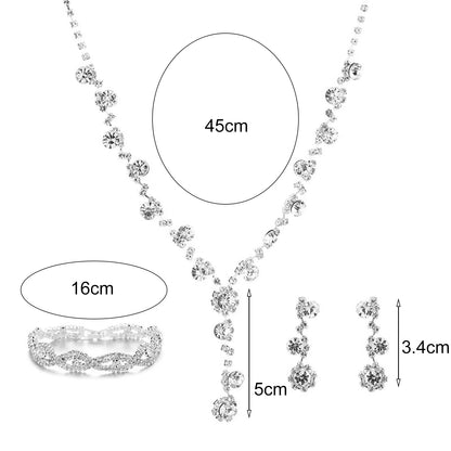 Luxury Gold Bridal Jewelry Set for Women, Choker Necklace and Earrings, Perfect Wedding Dress Accessory