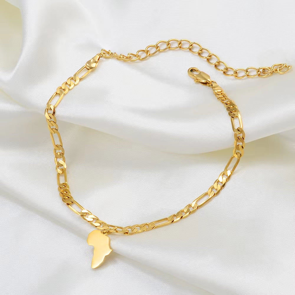  Anklet Foot Chain Jewelry Silver/Gold Color 