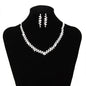 Luxury Gold Bridal Jewelry Set for Women, Choker Necklace and Earrings, Perfect Wedding Dress Accessory