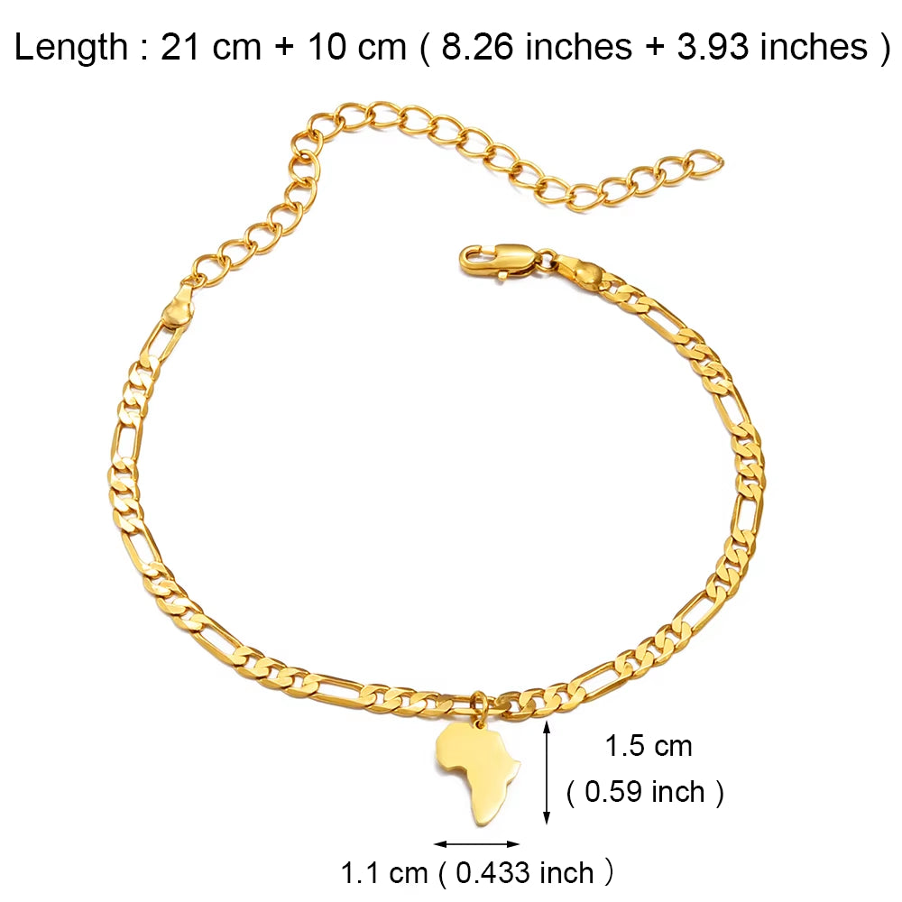  Anklet Foot Chain Jewelry Silver/Gold Color 